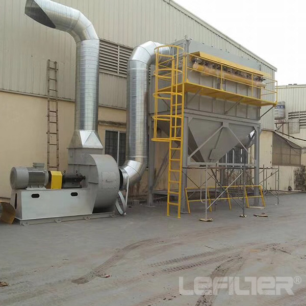 Industrial pulse bag house dust collector for cement plant