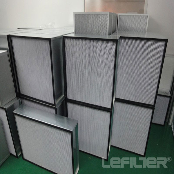 Aluminium clapboard HEPA high efficiency air dust filter