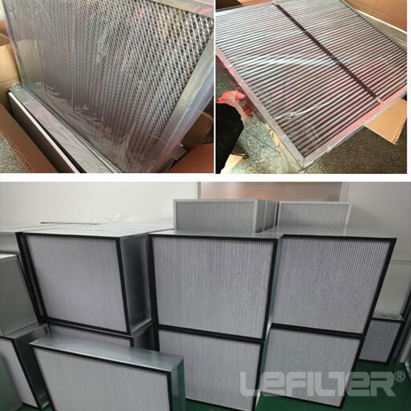 Re-use SS.304 stainless steel HEPA frame air filter