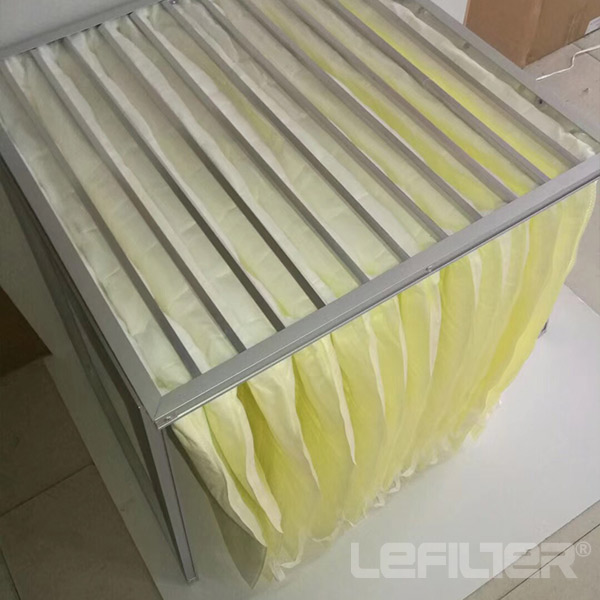 Medium effici bag hvac air filter