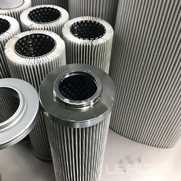 Is the hydraulic oil filter element damaged during use