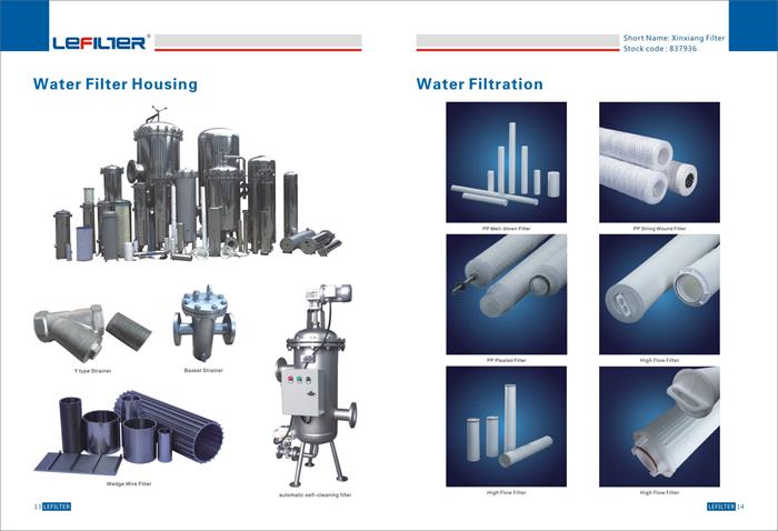 Manufacturer of Water filter and filter housing