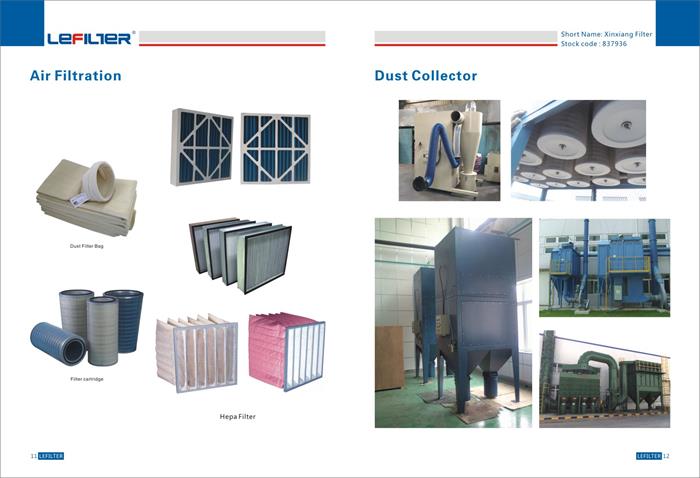 Manufacturer Air filter and dust collectors